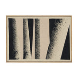 Revelin Small Fabric Collage Framed Linen Wall Art by Mercana at Eve Furniture