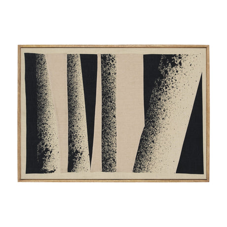 Revelin Small Fabric Collage Framed Linen Wall Art by Mercana at Eve Furniture