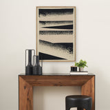 Revelin Small Fabric Collage Framed Linen Wall Art by Mercana at Eve Furniture