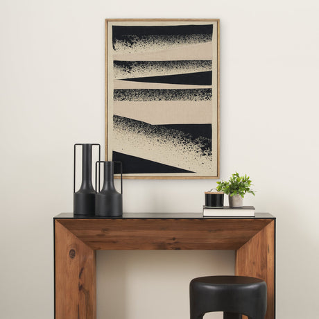 Revelin Small Fabric Collage Framed Linen Wall Art by Mercana at Eve Furniture