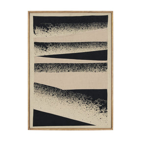 Revelin Small Fabric Collage Framed Linen Wall Art by Mercana at Eve Furniture