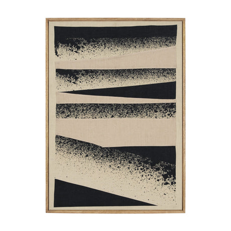 Revelin Small Fabric Collage Framed Linen Wall Art by Mercana at Eve Furniture
