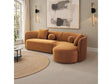 Revello Caramel Brown Sectional by Furniture of America at Eve Furniture