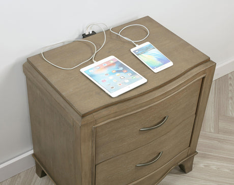 Revello Washed Mango 2-Drawer Nightstand by Coaster at Eve Furniture