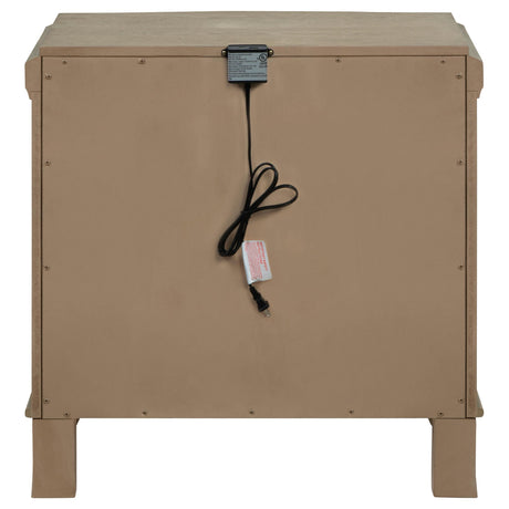 Revello Washed Mango 2-Drawer Nightstand by Coaster at Eve Furniture