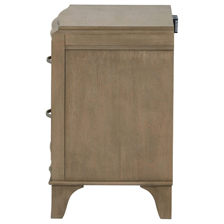 Revello Washed Mango 2-Drawer Nightstand by Coaster at Eve Furniture
