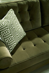 Reveon Lakes Olive Chaise by Ashley at Eve Furniture