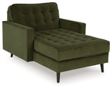 Reveon Lakes Olive Chaise by ASHLEY FURNITURE at Eve Furniture
