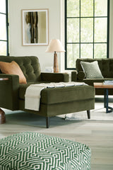 Reveon Lakes Olive Chaise by ASHLEY FURNITURE at Eve Furniture