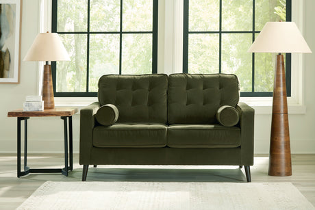Reveon Lakes Olive Sofa and Loveseat by Ashley at Eve Furniture