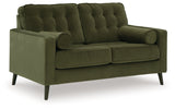 Reveon Lakes Olive Sofa and Loveseat by Ashley at Eve Furniture