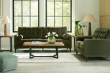 Reveon Lakes Olive Sofa and Loveseat by Ashley at Eve Furniture