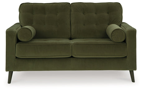 Reveon Lakes Olive Loveseat by Ashley at Eve Furniture