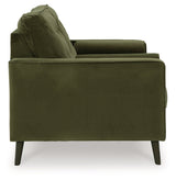 Reveon Lakes Olive Loveseat by Ashley at Eve Furniture