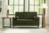 Reveon Lakes Olive Loveseat by Ashley at Eve Furniture