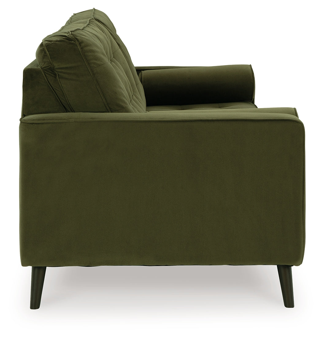 Reveon Lakes Olive Sofa by Ashley at Eve Furniture