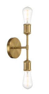 Reverie Double Lights Bathroom Wall Sconce over Mirror Bedroom Hallway Entryway 5"W × 10.75"H × 5"E