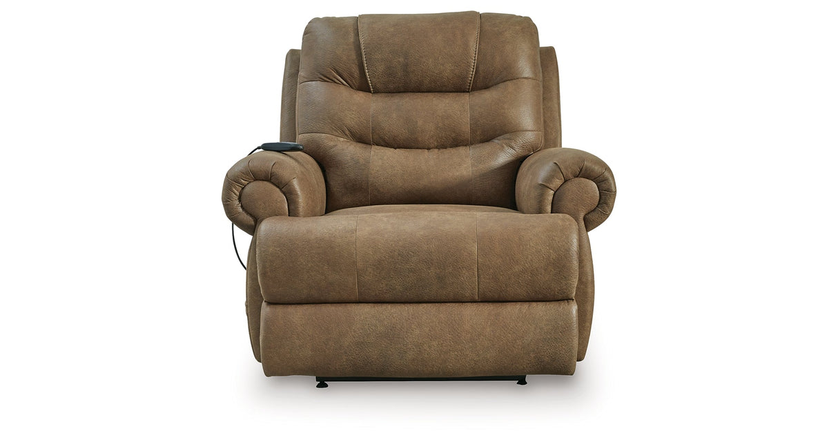 Revived and Restored Earth Power Lift Recliner by Ashley at Eve Furniture