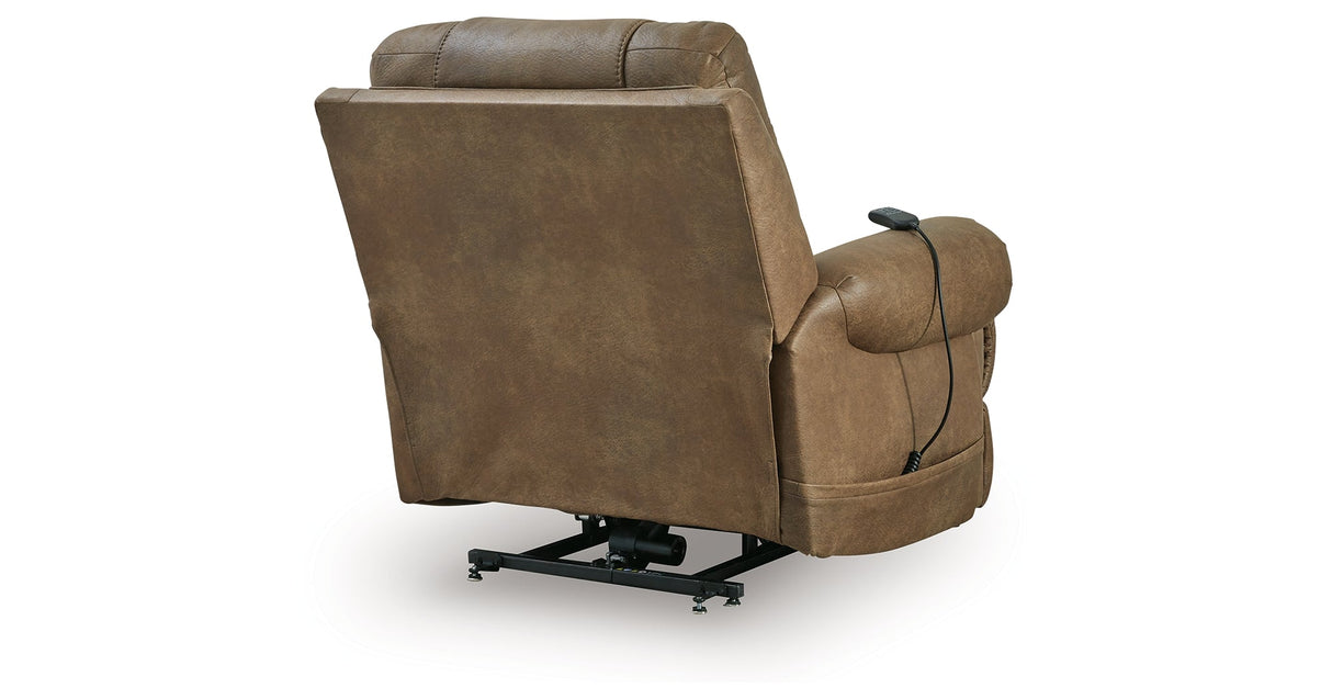 Revived and Restored Earth Power Lift Recliner by Ashley at Eve Furniture