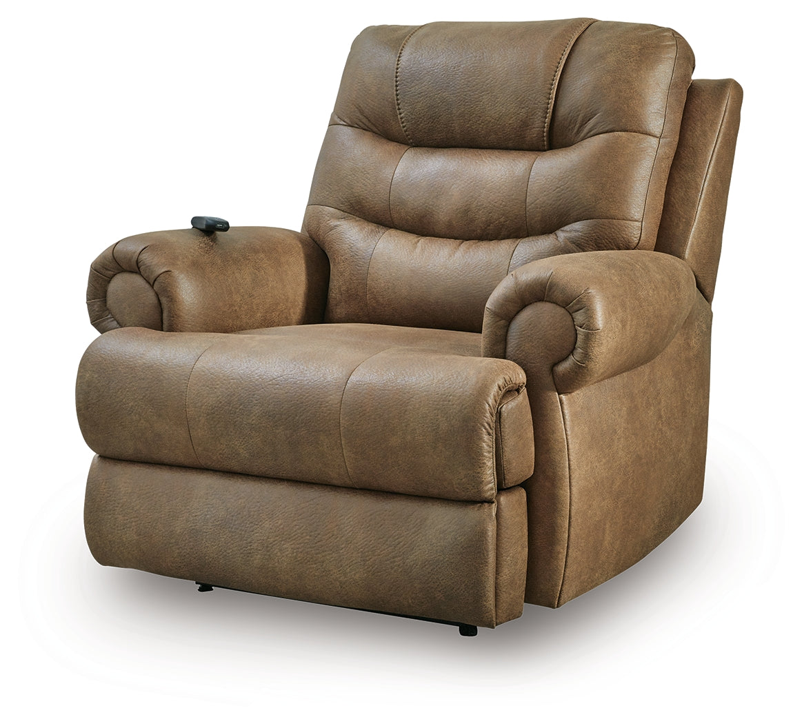 Revived and Restored Earth Power Lift Recliner by Ashley at Eve Furniture