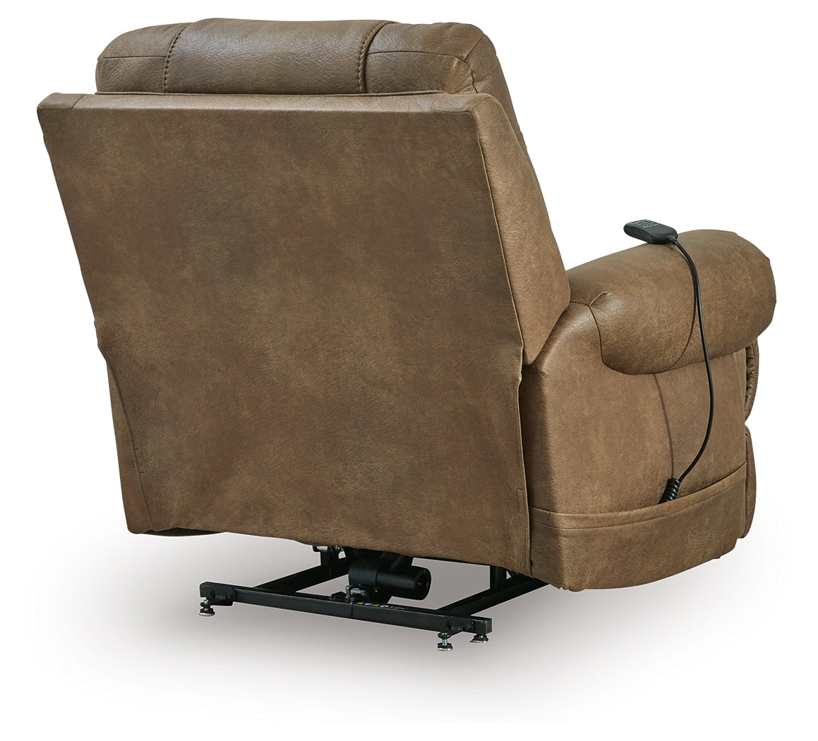 Revived and Restored Earth Power Lift Recliner by Ashley at Eve Furniture