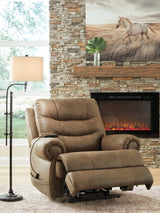 Revived and Restored Earth Power Lift Recliner by Ashley at Eve Furniture