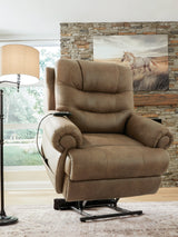 Revived and Restored Earth Power Lift Recliner by Ashley at Eve Furniture