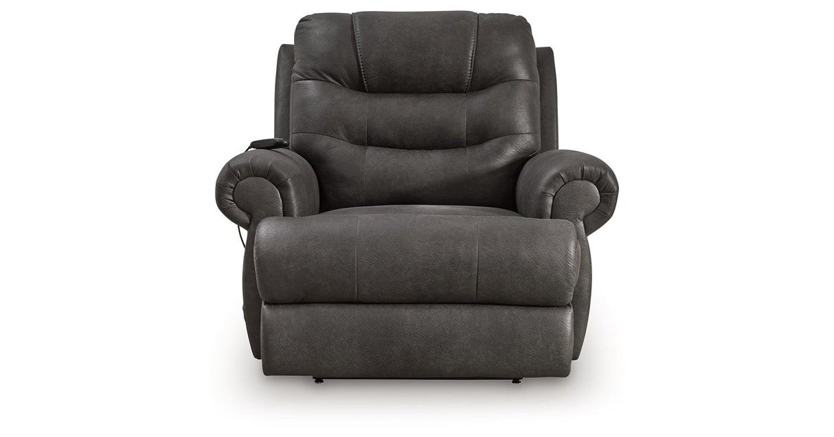 Revived and Restored Granite Power Lift Recliner by Ashley at Eve Furniture
