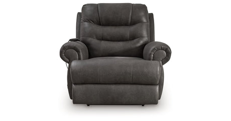 Revived and Restored Granite Power Lift Recliner by Ashley at Eve Furniture