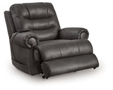 Revived and Restored Granite Power Lift Recliner by Ashley at Eve Furniture