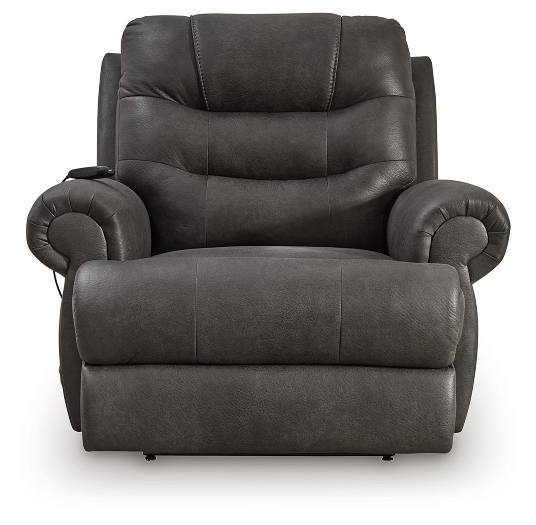 Revived and Restored Granite Power Lift Recliner by Ashley at Eve Furniture