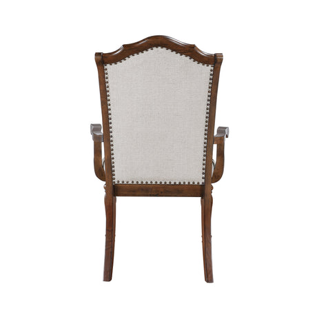 Rexford Cherry Dining Arm Chair, Set of 2 by Homelegance at Eve Furniture