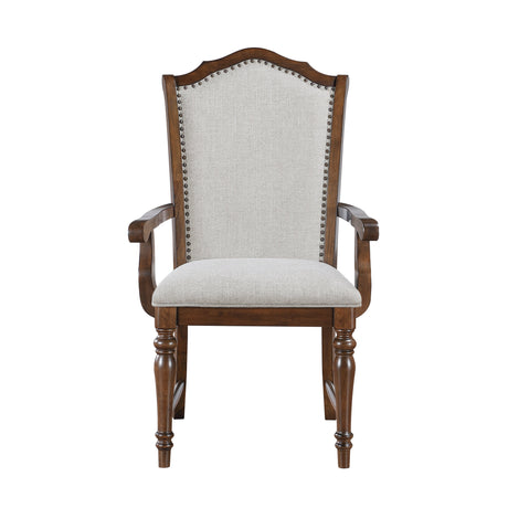 Rexford Cherry Dining Arm Chair, Set of 2 by Homelegance at Eve Furniture