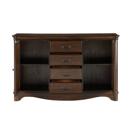 Rexford Cherry Dining Buffet by Homelegance at Eve Furniture