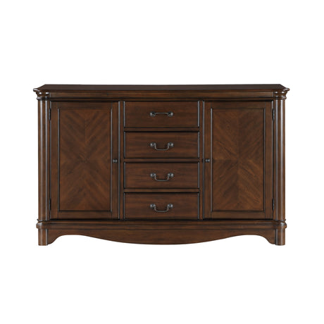 Rexford Cherry Dining Buffet by Homelegance at Eve Furniture