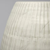 Reyan Small Pearl White Ceramic Striped Vase by Mercana at Eve Furniture