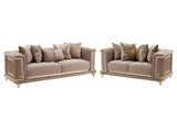 Kate Luxury Sofa & Loveseat by Cosmos Furniture at Eve Furniture