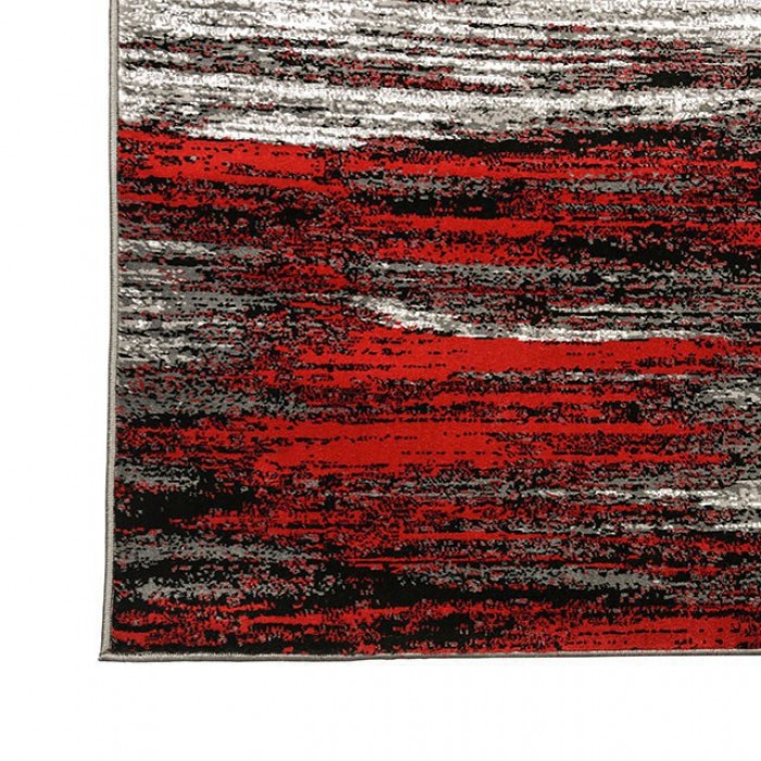 Sivas Gray/Red Area Rug