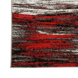 Sivas Gray/Red Area Rug