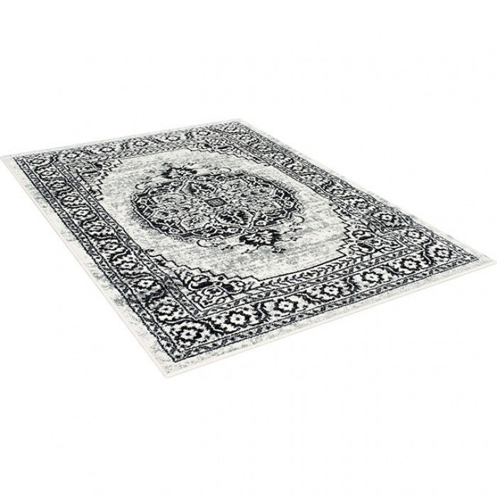 Serang Gray/Black Area Rug