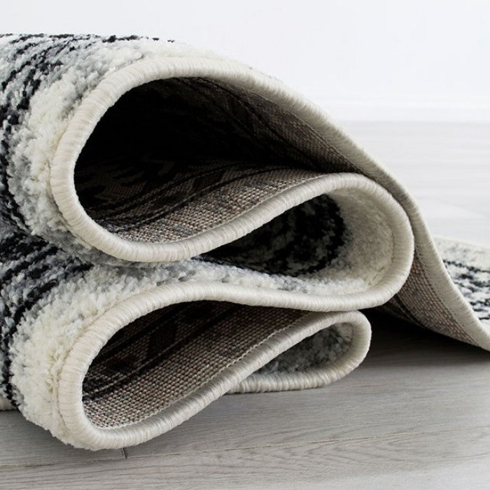 Serang Gray/Black Area Rug