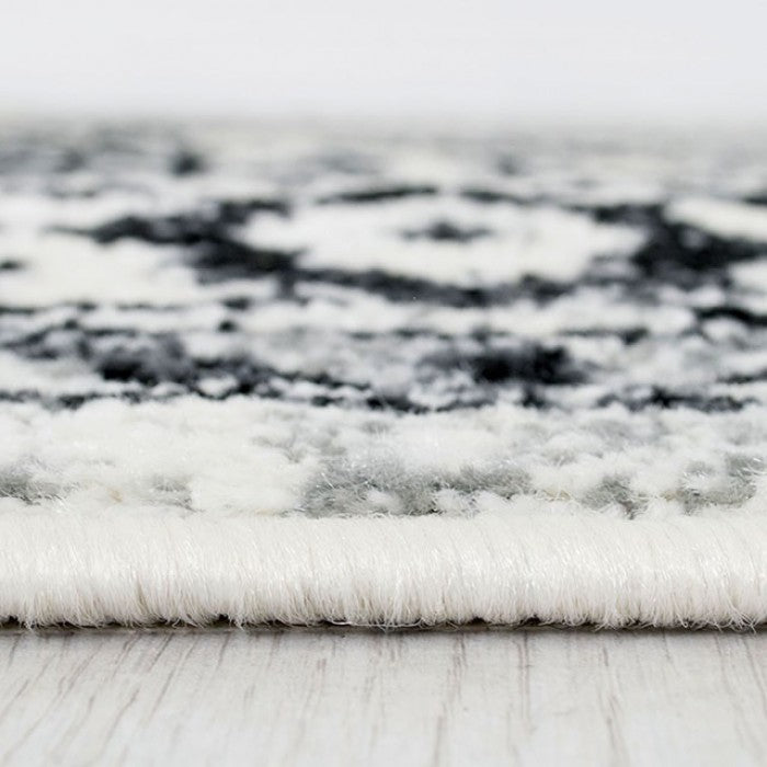 Serang Gray/Black Area Rug