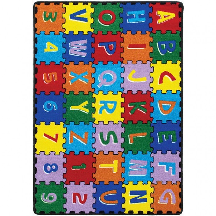 Abbey Alphabet Multi Area Rug