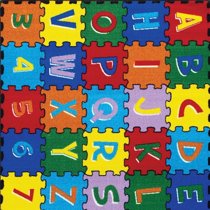 Abbey Alphabet Multi Area Rug