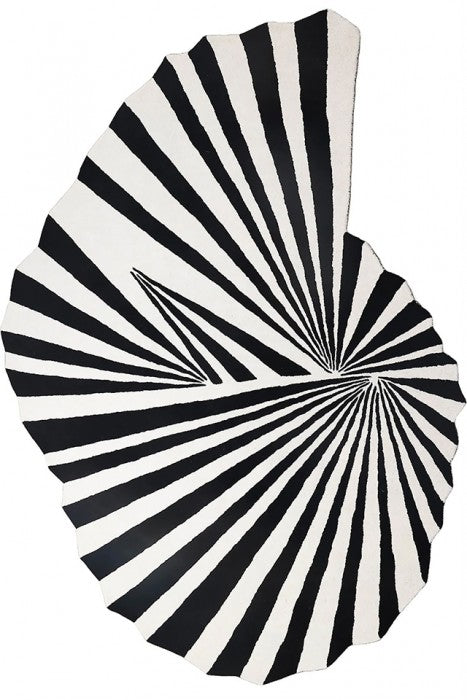 Rug Black/White Area Rug by Furniture of America at Eve Furniture