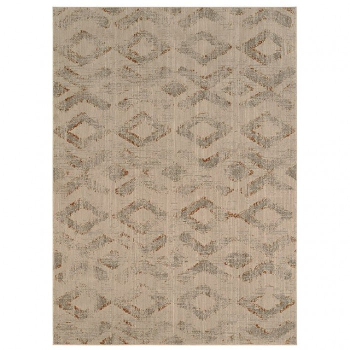 Wilhelm Obelisk Gray Area Rug