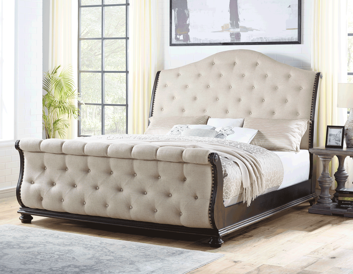 Rhapsody King Sleigh Bed