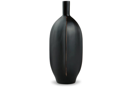 Rhaveney Black Vase by Ashley at Eve Furniture