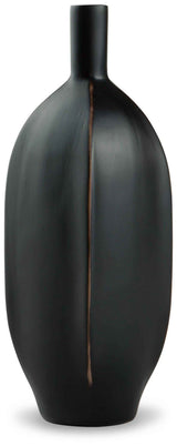 Rhaveney Black Vase by Ashley at Eve Furniture