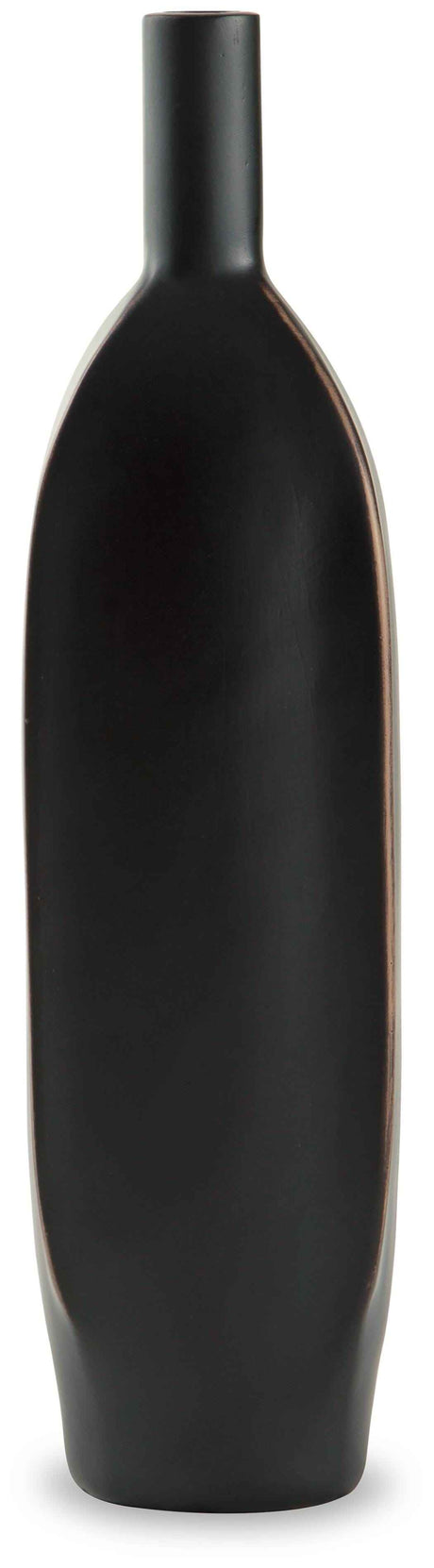 Rhaveney Black Vase by Ashley at Eve Furniture